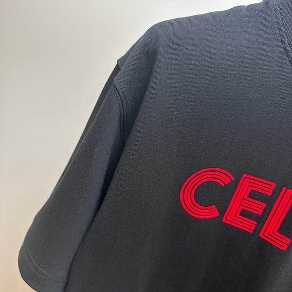 【使い勝手抜群】セリーヌ コットン ルーズ Tシャツ スーパーコピー 2色 Cel11051